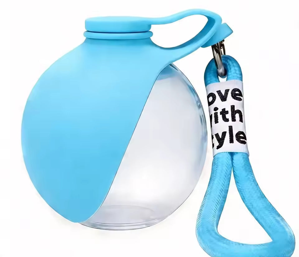Botella 2en1 Portátil para Perros