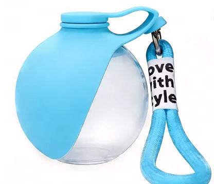Botella 2en1 Portátil para Perros